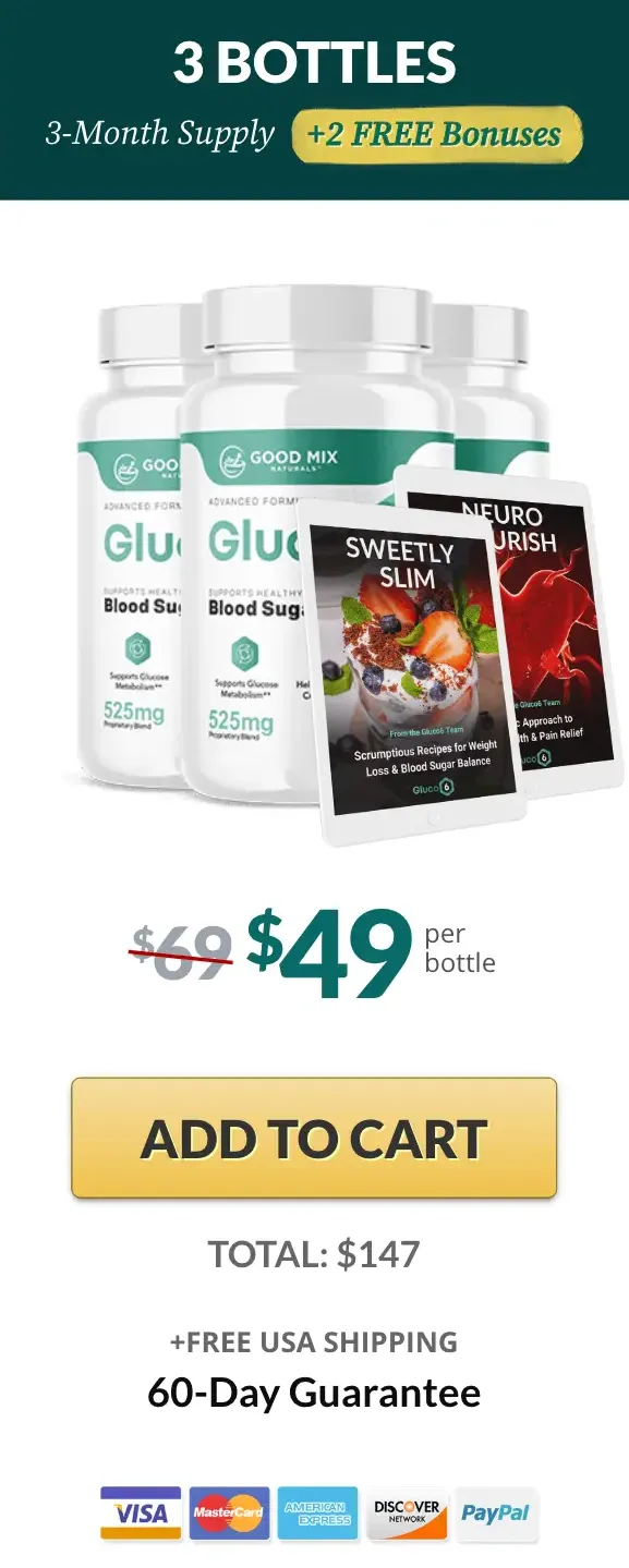 Gluco6 Buy 3 Bottles