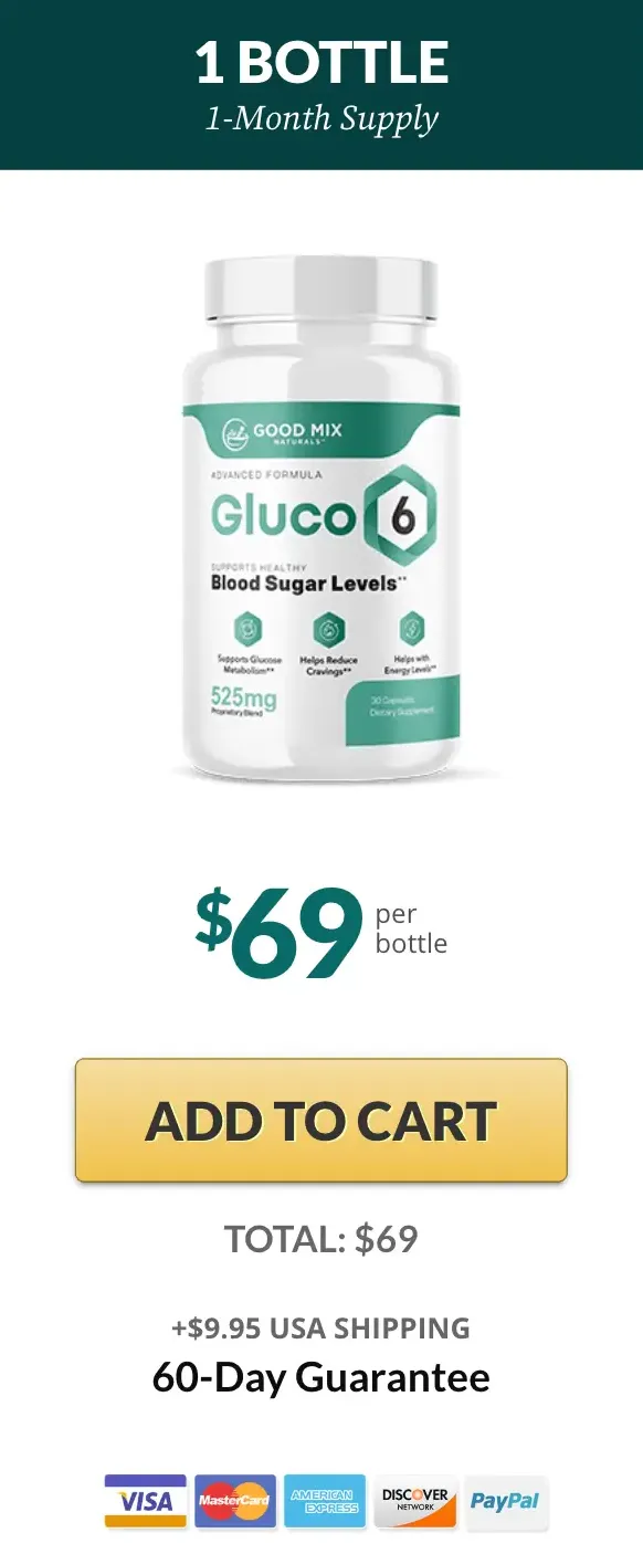 Gluco6 Buy 1 Bottle